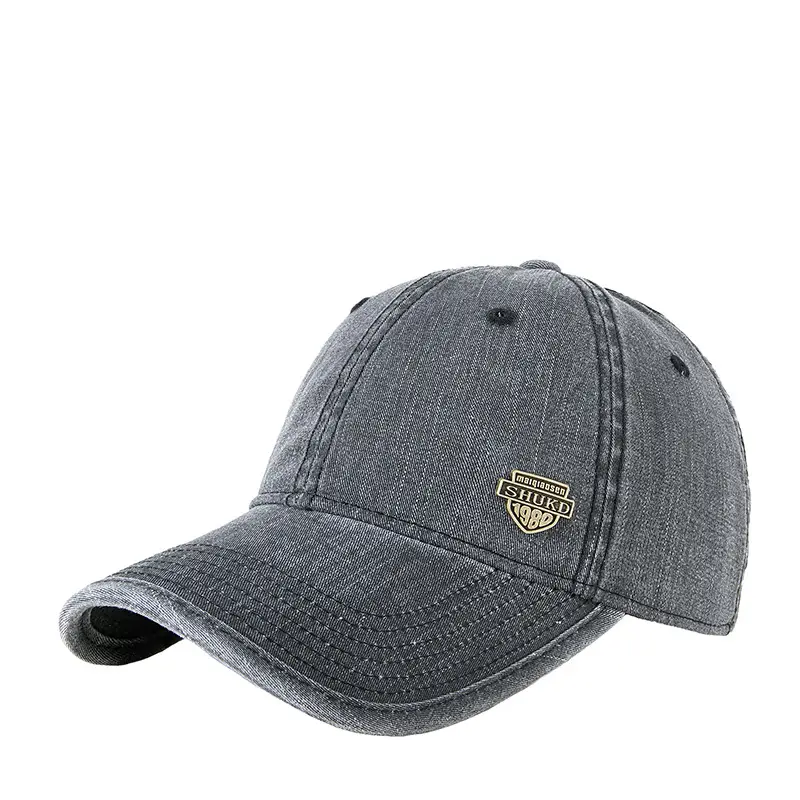2025 Retro Denim Sunshade Cap with Soft Top - Image 11