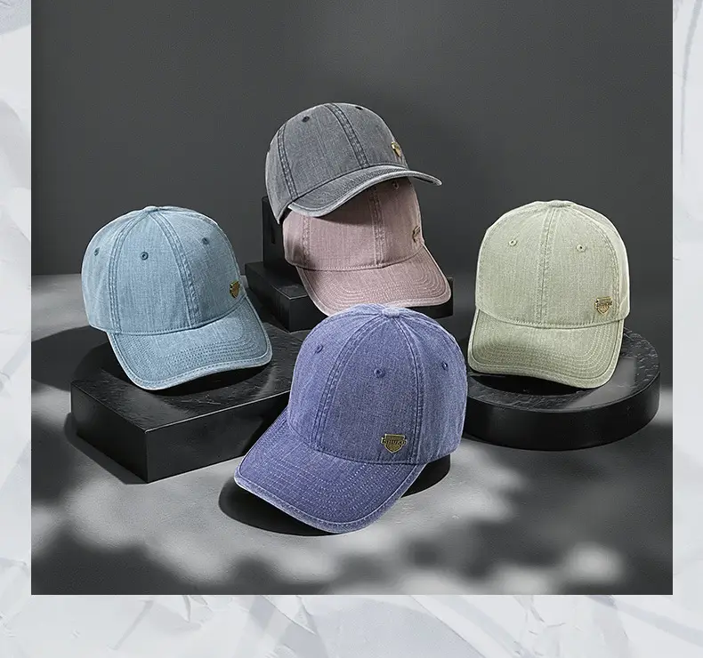 2025 Retro Denim Sunshade Cap with Soft Top — feature 11