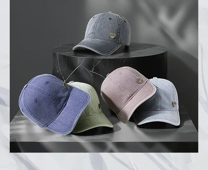 2025 Retro Denim Sunshade Cap with Soft Top — feature 19