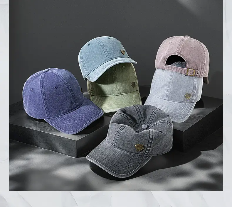 2025 Retro Denim Sunshade Cap with Soft Top — feature 26