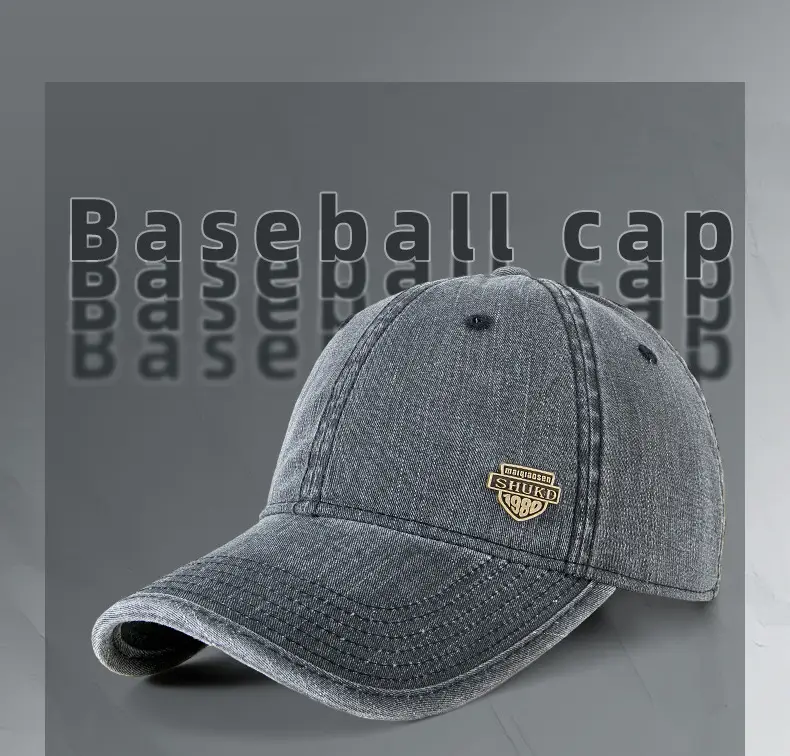 2025 Retro Denim Sunshade Cap with Soft Top — feature 7