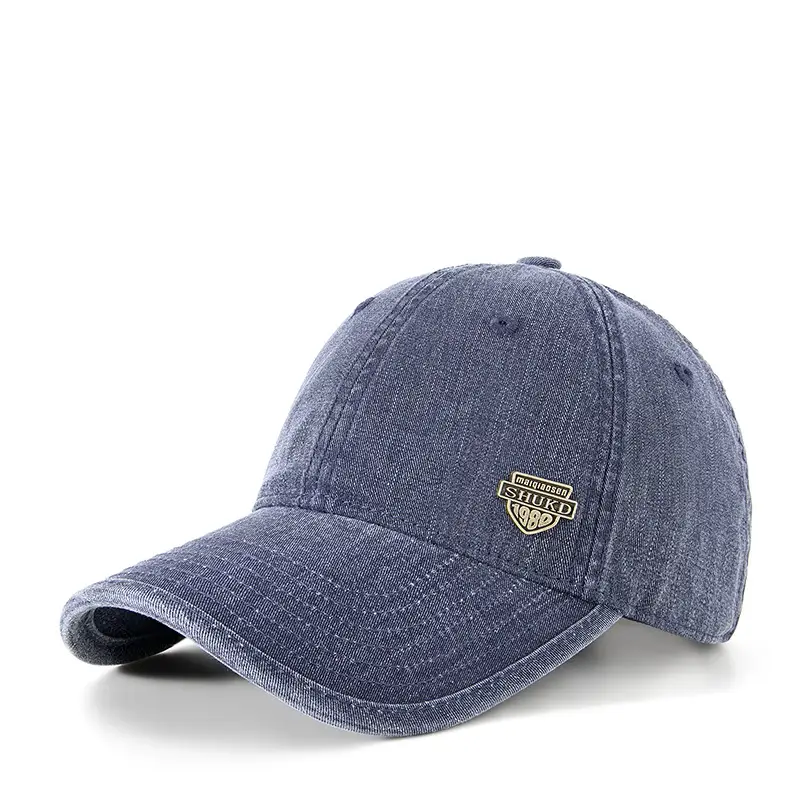 2025 Retro Denim Sunshade Cap with Soft Top - Image 3