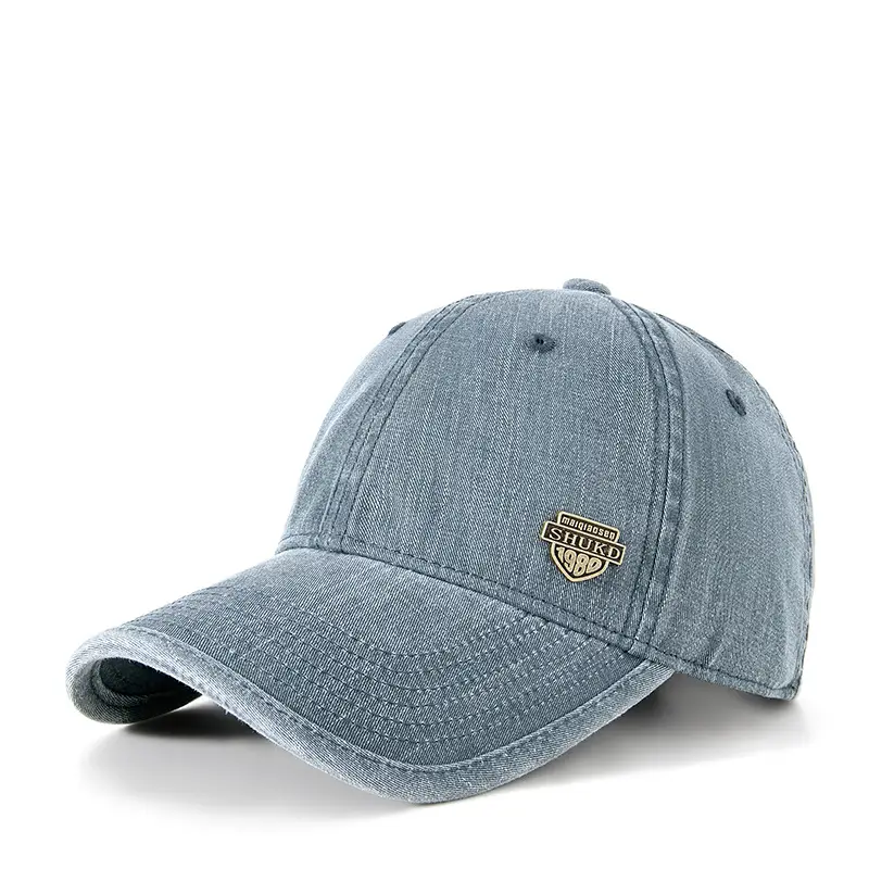 2025 Retro Denim Sunshade Cap with Soft Top - Image 4