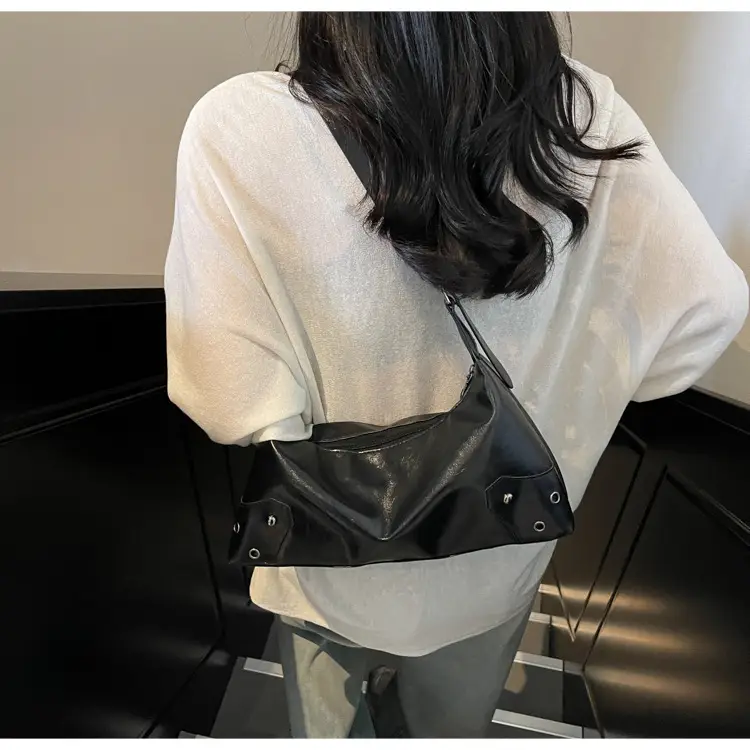 Vintage Maillard Shoulder Bag Women's Large Capacity Leather — feature 20