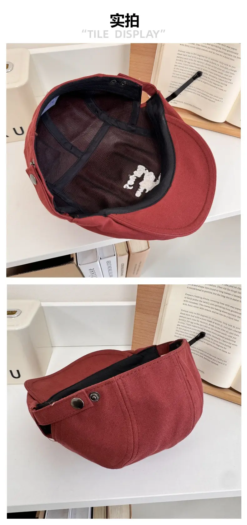 2025 Shark Letter Embroidered Hats Spice Girls Duck Tongue — feature 5
