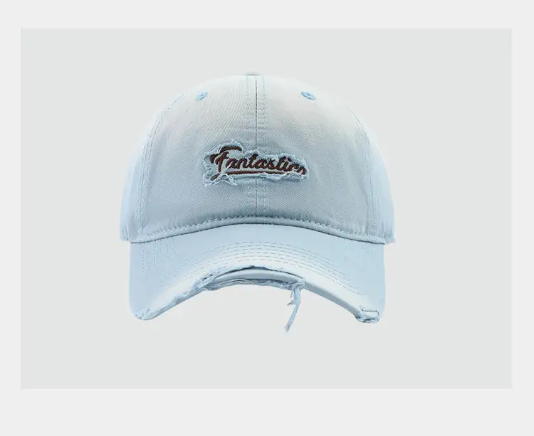 Pink Korean Ins Baseball Cap with Letter Embroidery — feature 6
