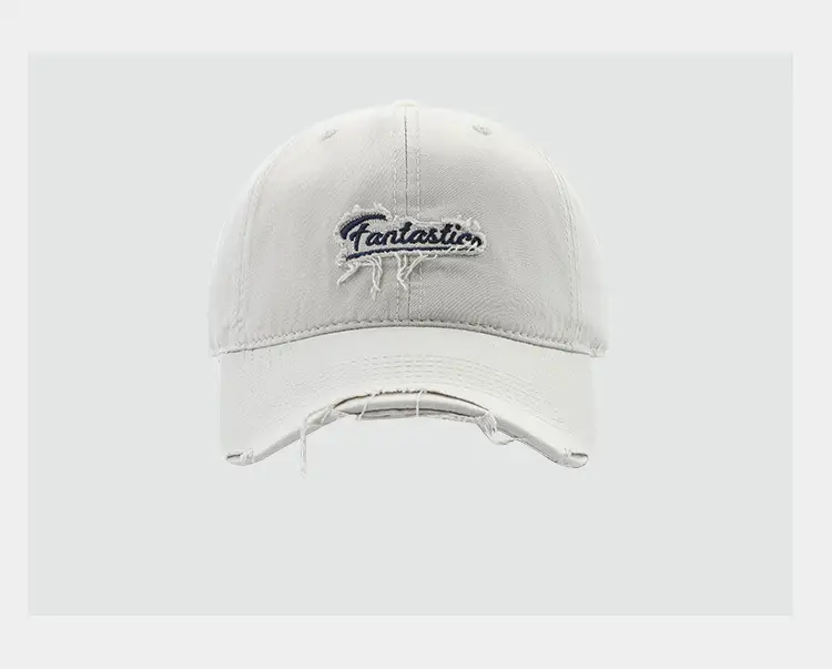 Pink Korean Ins Baseball Cap with Letter Embroidery — feature 8
