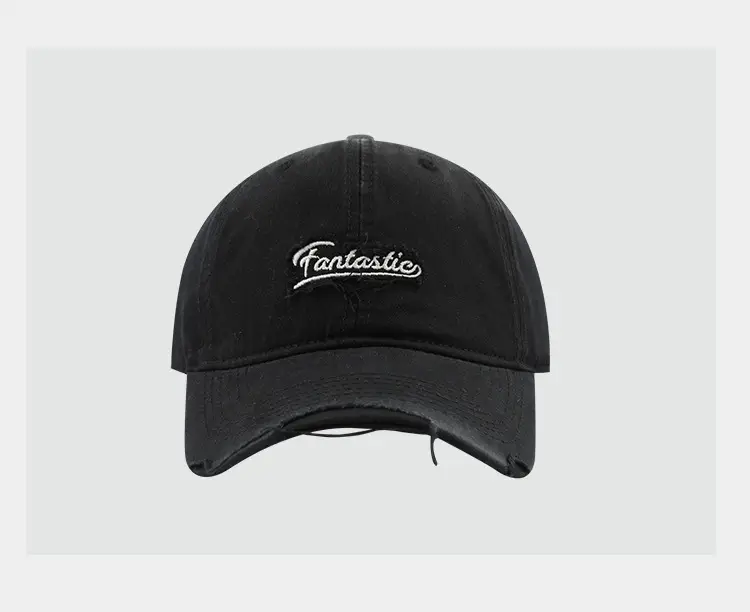 Pink Korean Ins Baseball Cap with Letter Embroidery — feature 9
