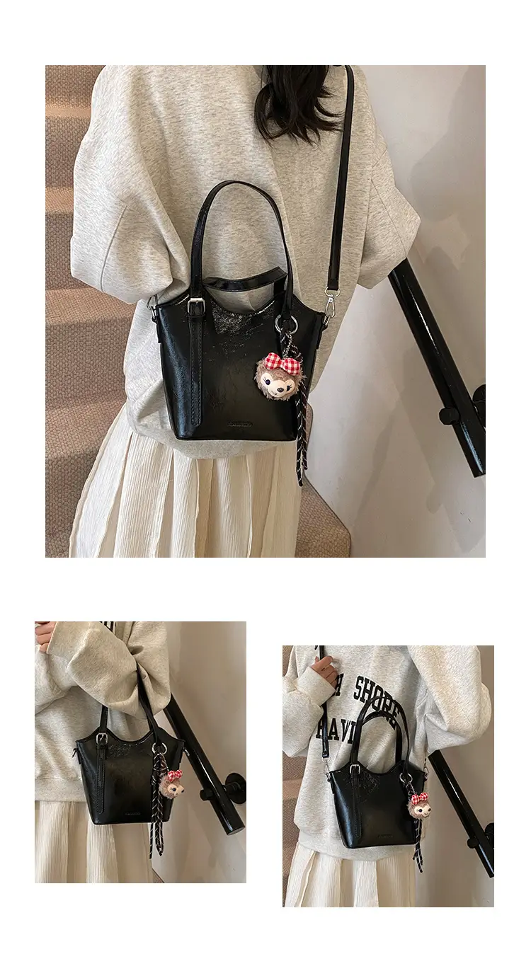 Vintage Contrast Color Shoulder Bag Women 2025 New — feature 13