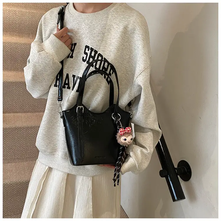 Vintage Contrast Color Shoulder Bag Women 2025 New — feature 14