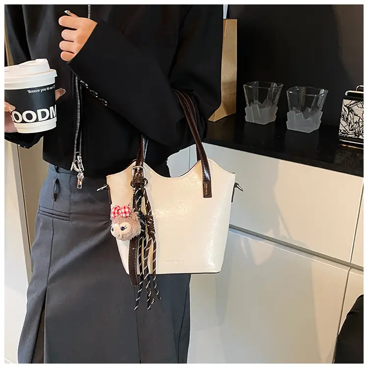 Vintage Contrast Color Shoulder Bag Women 2025 New — feature 16