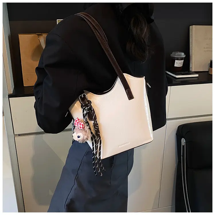 Vintage Contrast Color Shoulder Bag Women 2025 New — feature 17