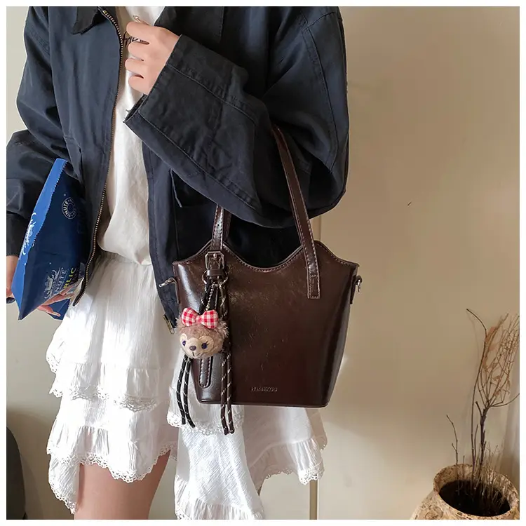 Vintage Contrast Color Shoulder Bag Women 2025 New — feature 18