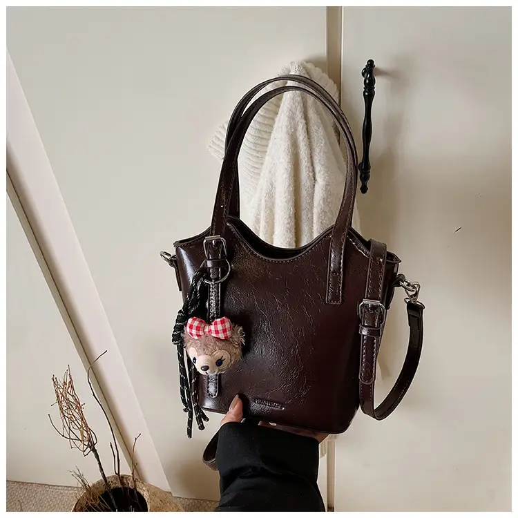 Vintage Contrast Color Shoulder Bag Women 2025 New — feature 22
