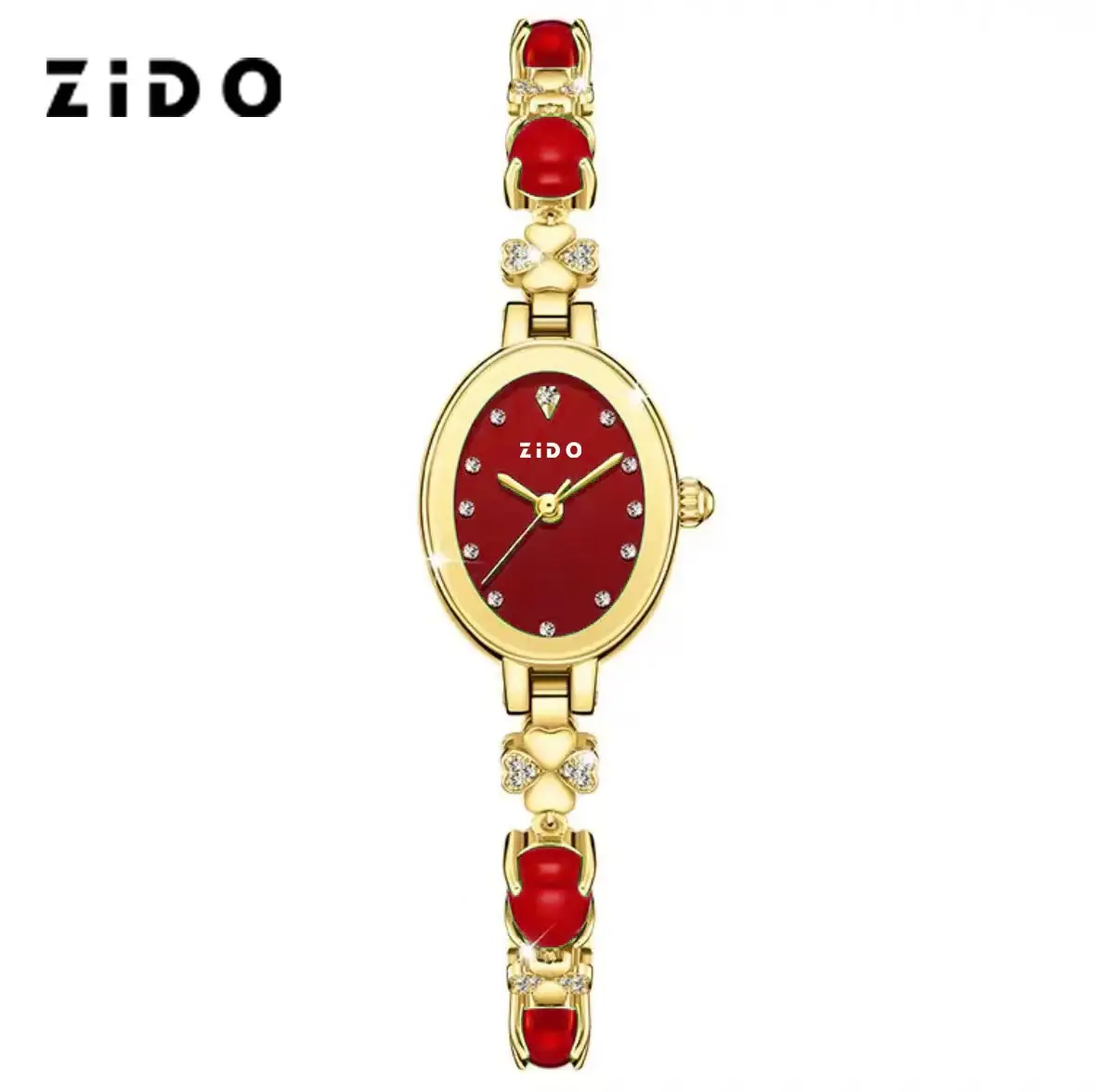 Elegant Green Quartz Ladies Watch with Diamond Strap - Image 7