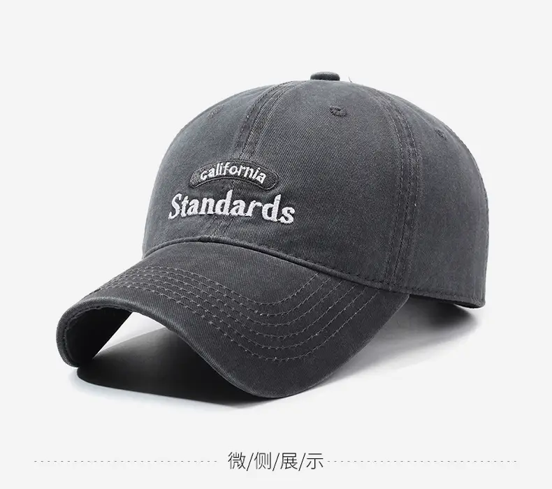 California Standards Washed Baseball Cap Grey — feature 10