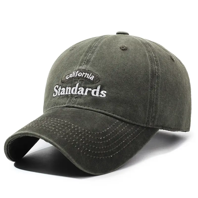 California Standards Washed Baseball Cap Grey - Image 6