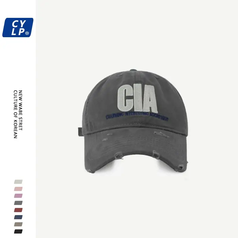American Trendy GA Letter Embroidered Cap for Men Women — feature 20