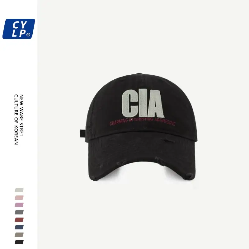 American Trendy GA Letter Embroidered Cap for Men Women — feature 22