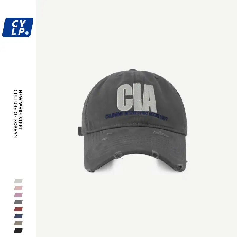 American Trendy GA Letter Embroidered Cap for Men Women - Image 2