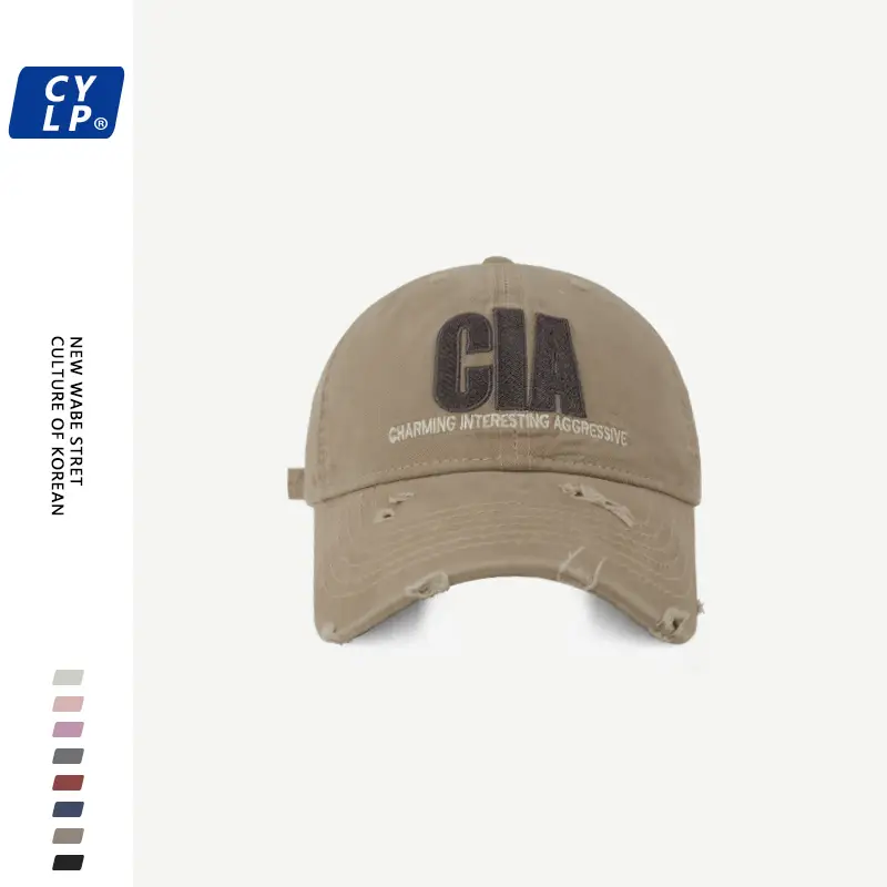 American Trendy GA Letter Embroidered Cap for Men Women - Image 6