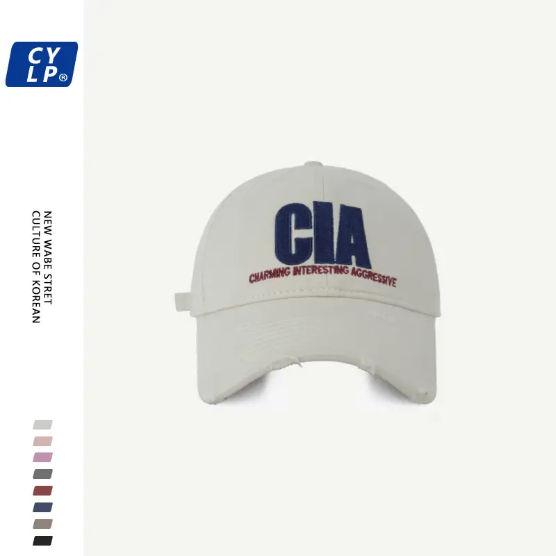 American Trendy GA Letter Embroidered Cap for Men Women - Image 8