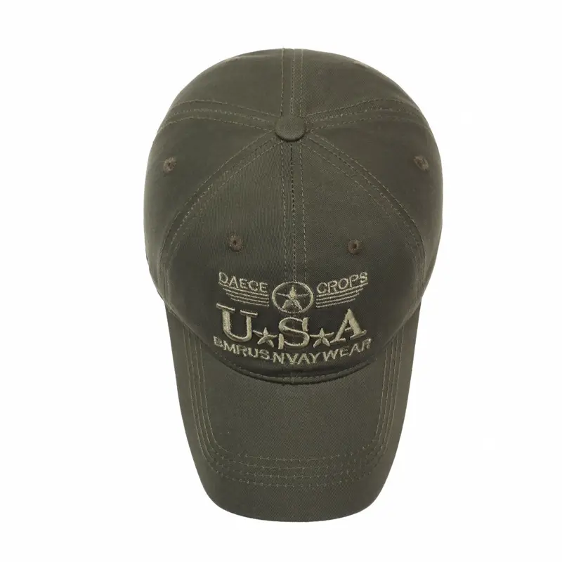 U.S.A. Camo Flat Cap Men's All Season - Image 6