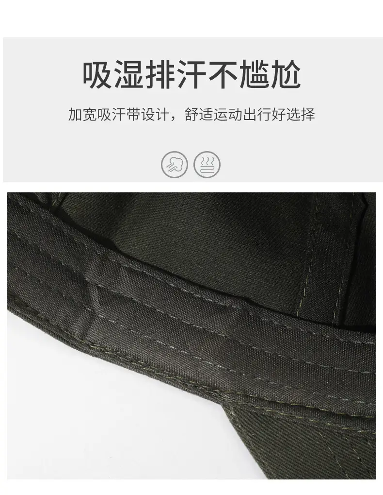 U.S.A. Camo Flat Cap Men's All Season — feature 3