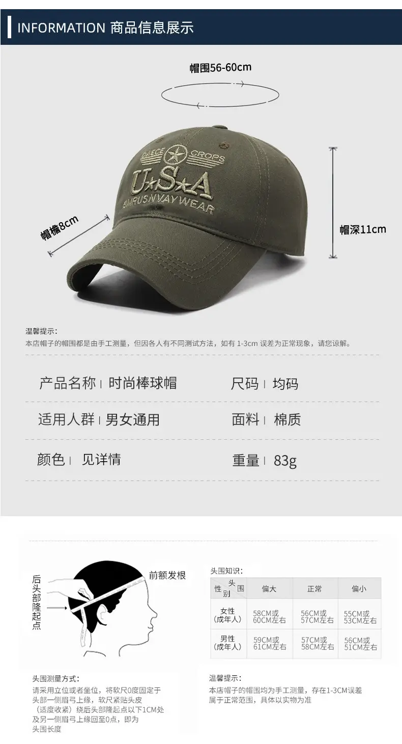 U.S.A. Camo Flat Cap Men's All Season — feature 6