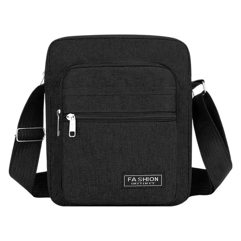 Men's Blue Multi-Layer Waterproof Shoulder Bag - Image 6