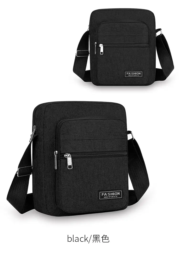 Men's Blue Multi-Layer Waterproof Shoulder Bag — feature 23