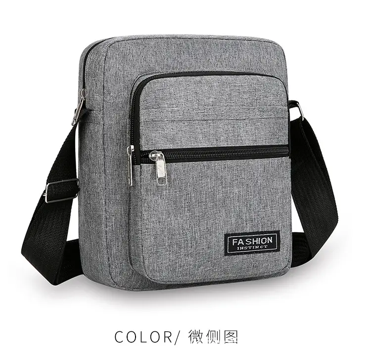 Men's Blue Multi-Layer Waterproof Shoulder Bag — feature 24