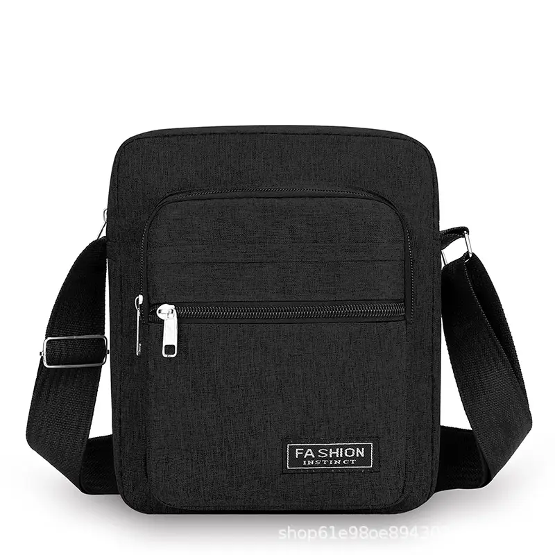 Men's Blue Multi-Layer Waterproof Shoulder Bag - Image 2