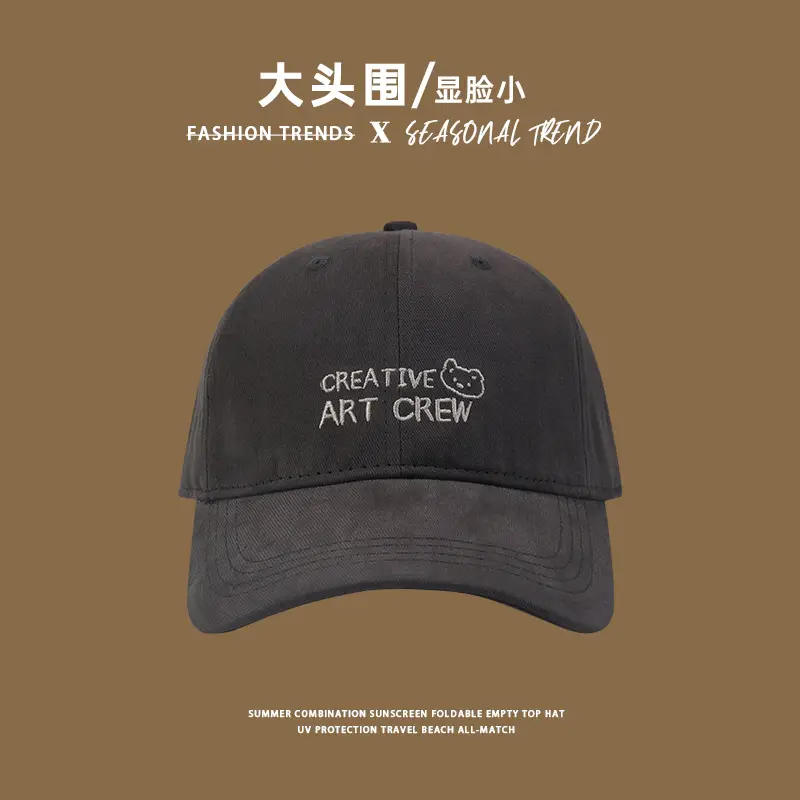 Korean Style Big Head Cap Women 2025 Sun Hat — feature 9