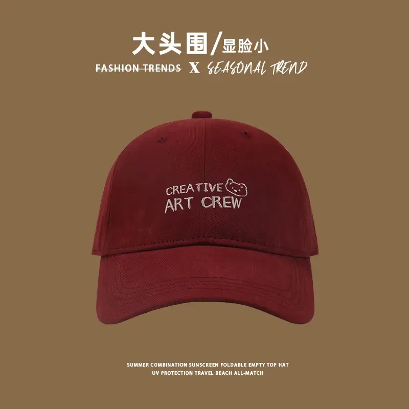 Korean Style Big Head Cap Women 2025 Sun Hat - Image 6
