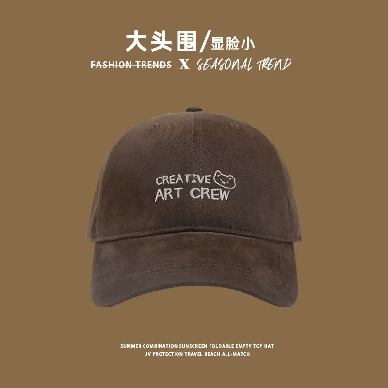 Korean Style Big Head Cap Women 2025 Sun Hat - Image 7