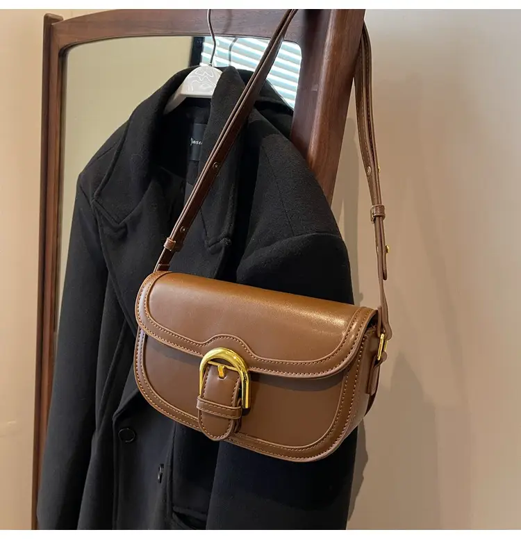 Women Crossbody Bag Black Leather 2026 New — feature 6
