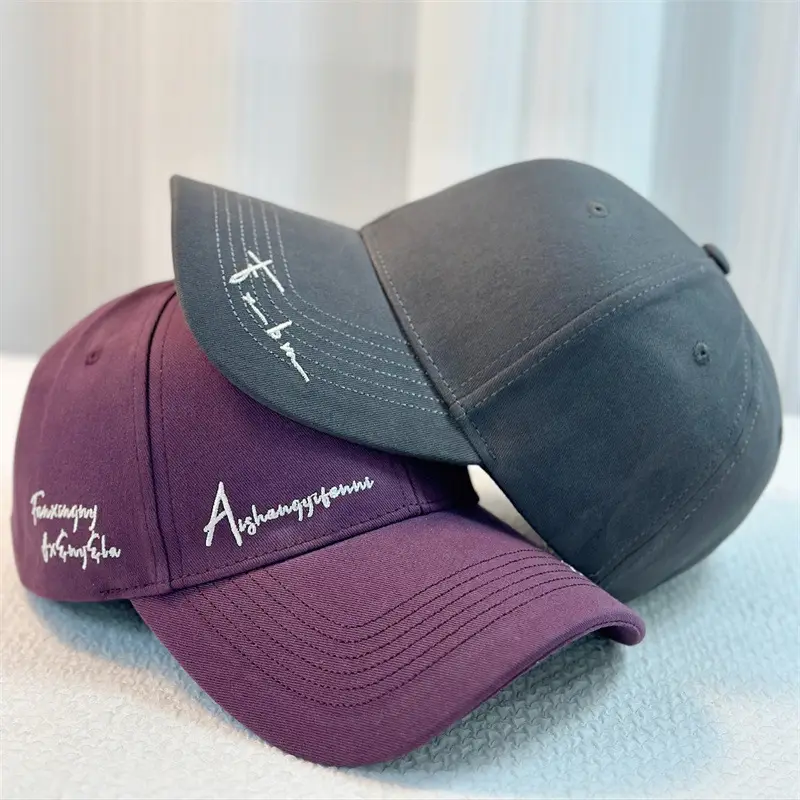 New Arrival Black Baseball Cap with Letter Embroidery - Image 9