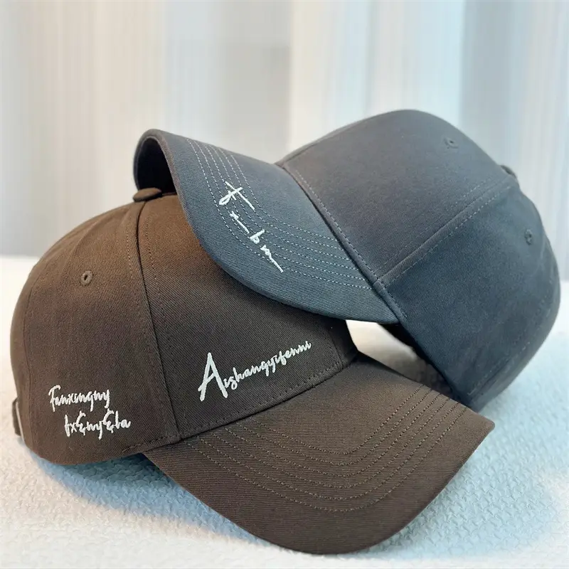 New Arrival Black Baseball Cap with Letter Embroidery - Image 10
