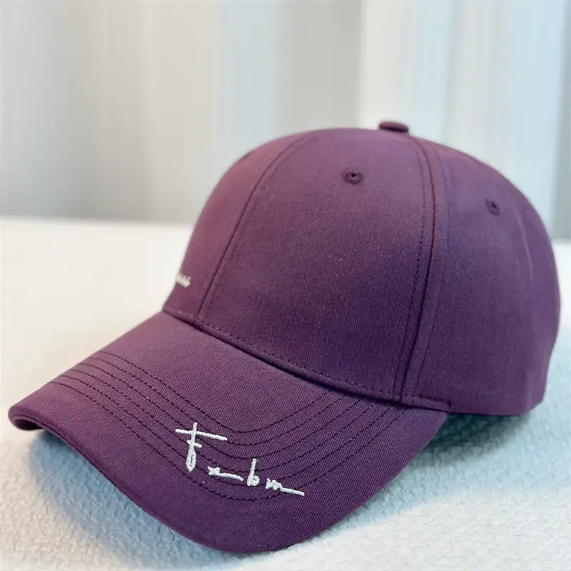 New Arrival Black Baseball Cap with Letter Embroidery - Image 4