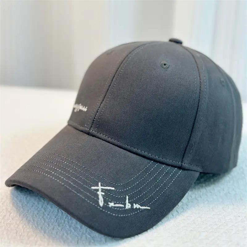 New Arrival Black Baseball Cap with Letter Embroidery - Image 6