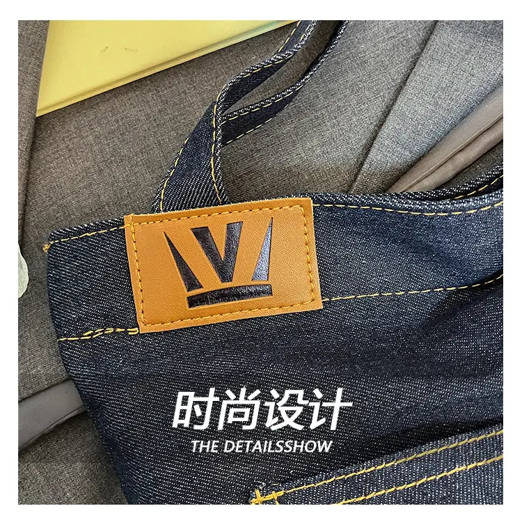 Denim Canvas Large Shoulder Bag 2025 New Arrival — feature 4