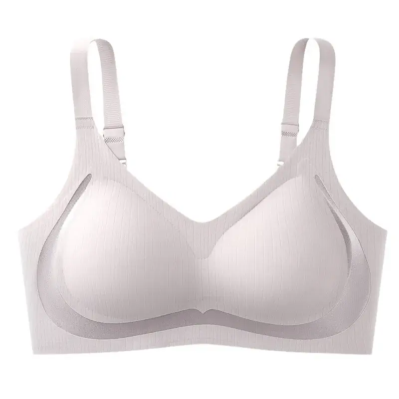 Traceless Push-Up Back Bra Women Light Blue Soft Support - Image 10