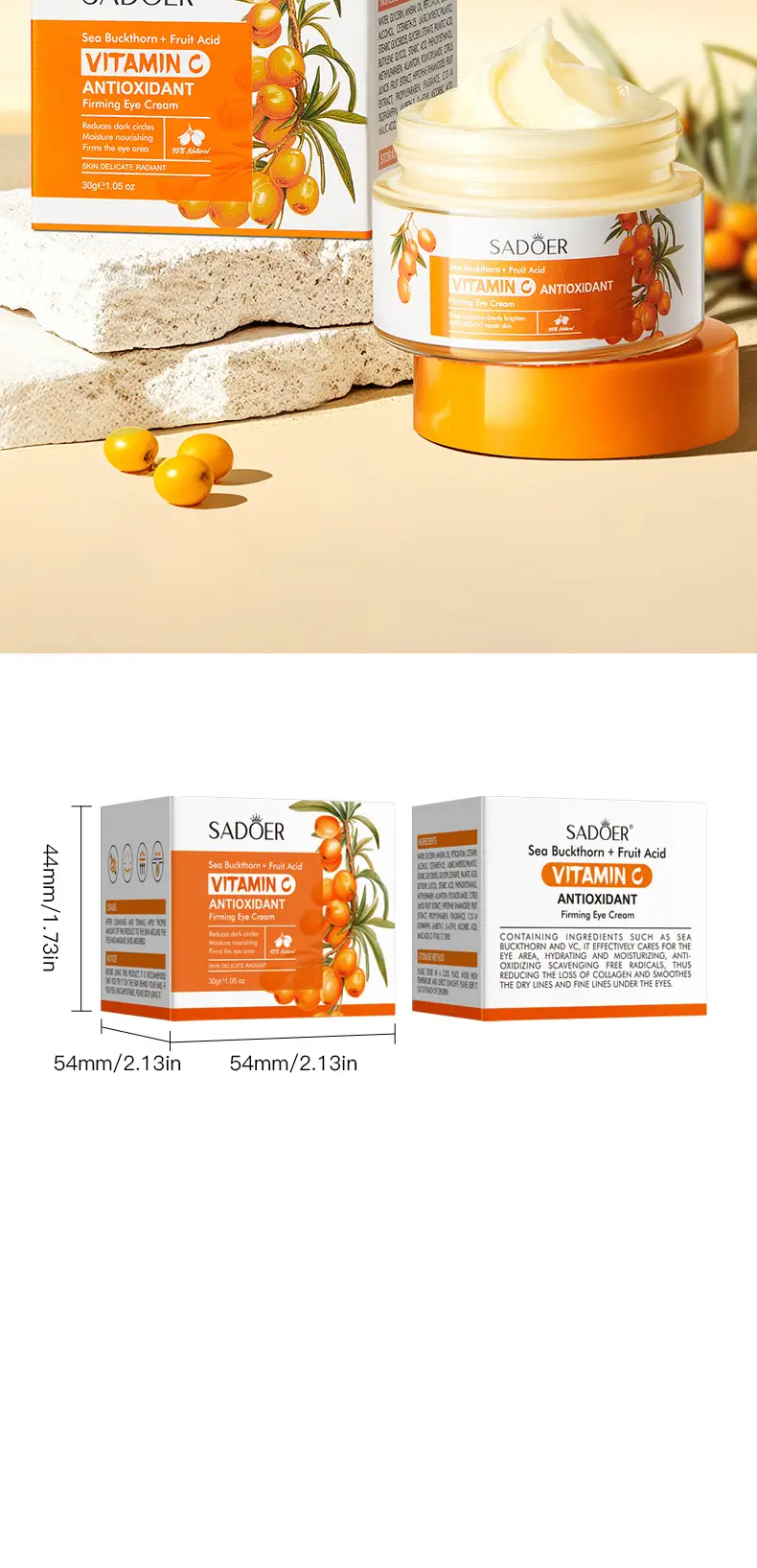 Sadoer Vitamin C Eye Cream Anti Aging Moisturizing — feature 20