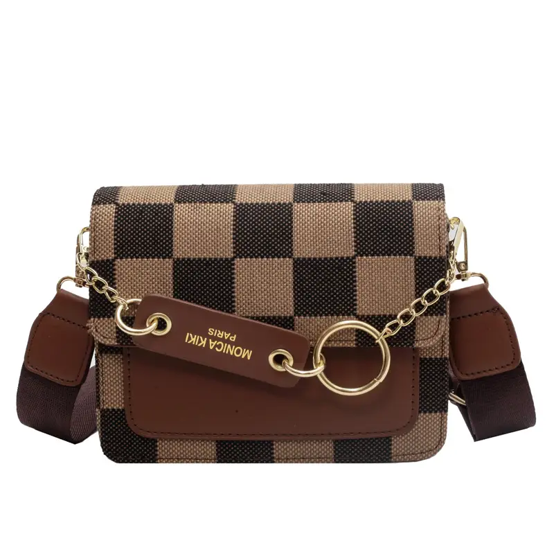 Cross-Border Retro Checkerboard Crossbody Bag for Women - Image 7