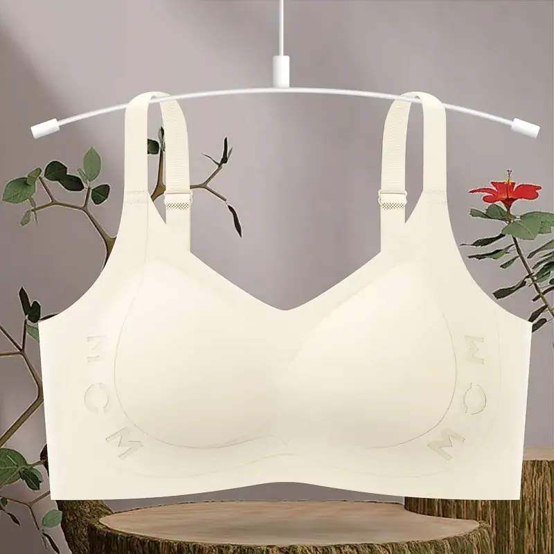 Traceless Women's Anti-Sagging Back Bra Black - Image 2