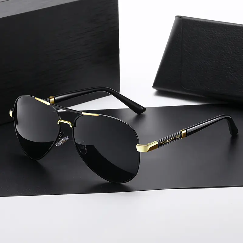 Polarized UV Sunglasses Red Gold Driving Day Use