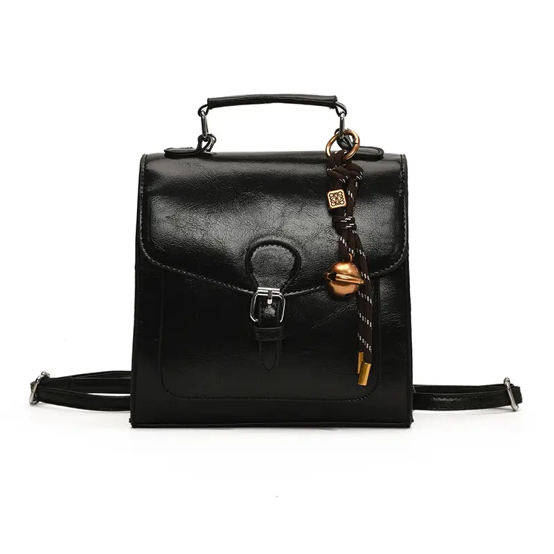 2025 New Fashion Oil Wax Leather Large Capacity Tote Bag - Image 2