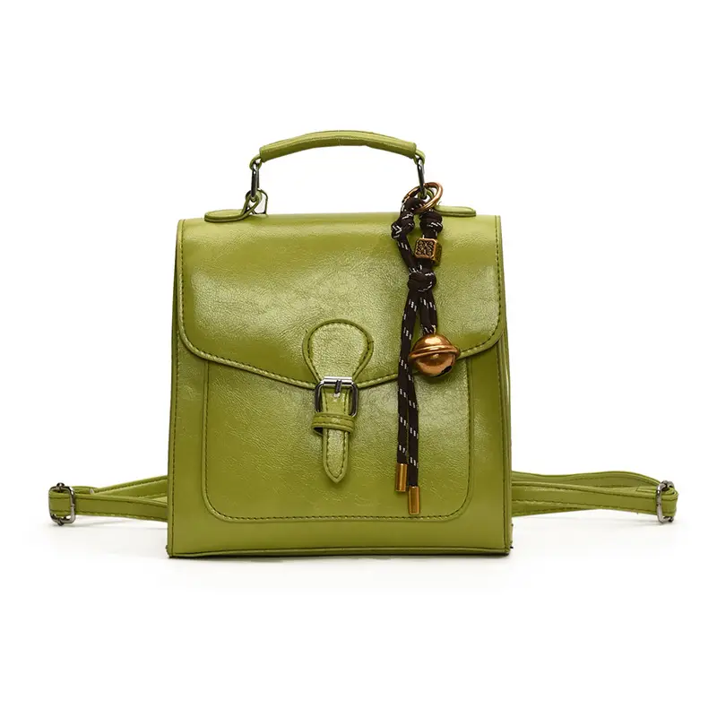 2025 New Fashion Oil Wax Leather Large Capacity Tote Bag - Image 4