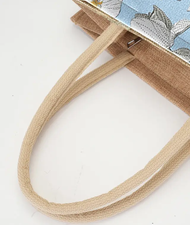 Large Capacity Linen Floral Tote Bag for Women — feature 14